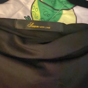 Custom-made Asymmetrical Black Mini dress